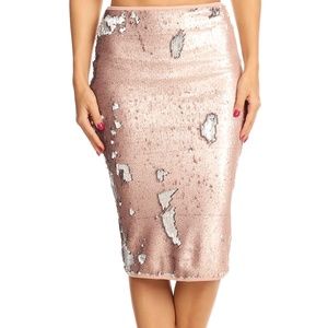 Sequin Skirt